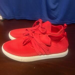 Bright Red Cross lace Brash sneakers